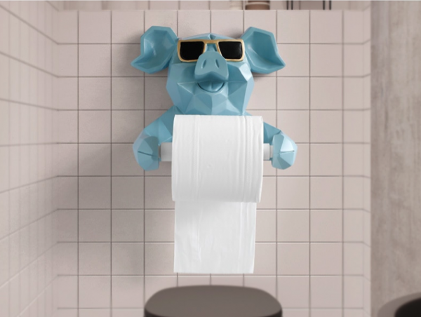 porte-rouleau de papier toilette animaux
