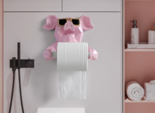 porte-rouleau de papier toilette animaux